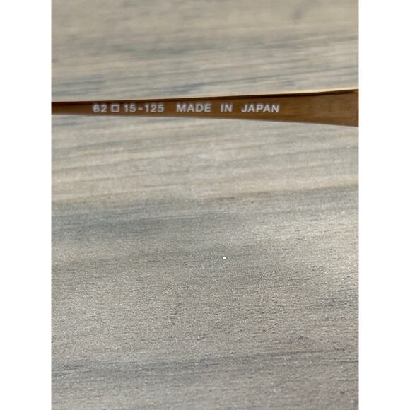 DAKS Designer Sunglasses DA20415 62 15-125‎ Made in Japan Gold Frames EUC